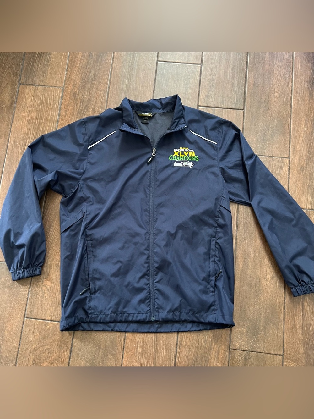 Seattle Seahawks NFL 2014 Super Bowl Core 365 by North End Windbreaker size M